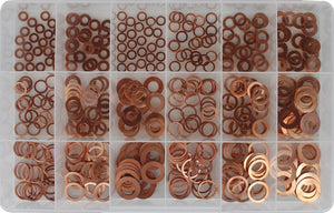 COPPER WASHER ASSORTMENT KIT (APPROX QTY 450)