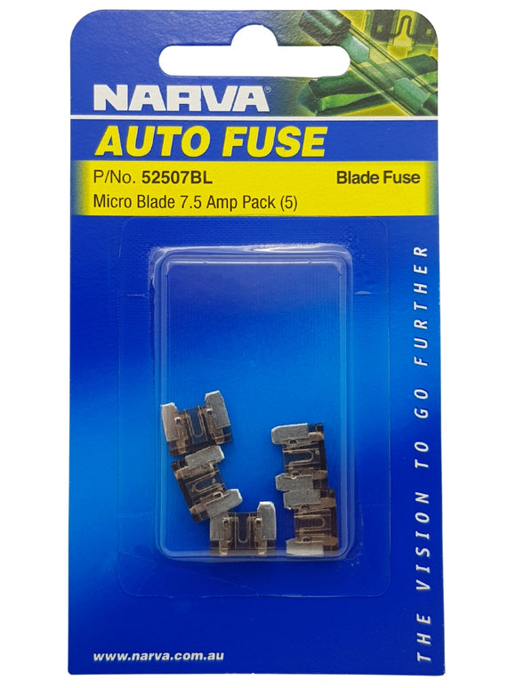 MICRO BLADE FUSE 7.5AMP (QTY 5)