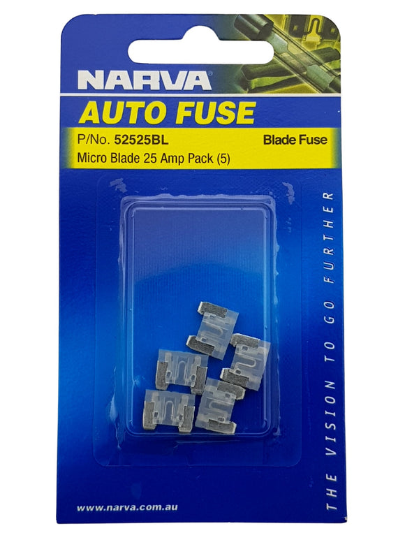 MICRO BLADE FUSE 25AMP (QTY 5)
