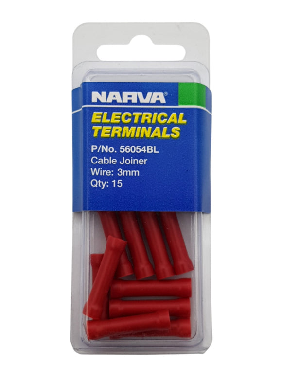 ELECTRICAL TERMINAL - CABLE JOINER, 3MM WIRE (QTY 15)